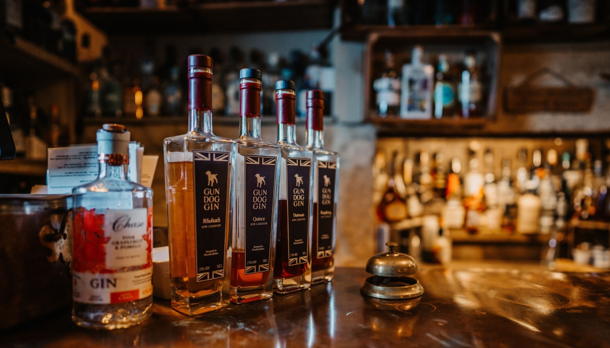 Gin Bar in Bradford on Avon, near Bath Widbrook Grange Gin Bar