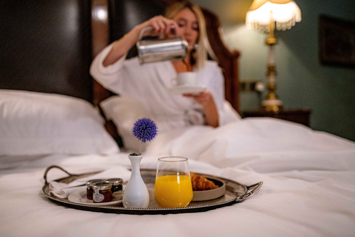 R&R in one of our castle bedrooms