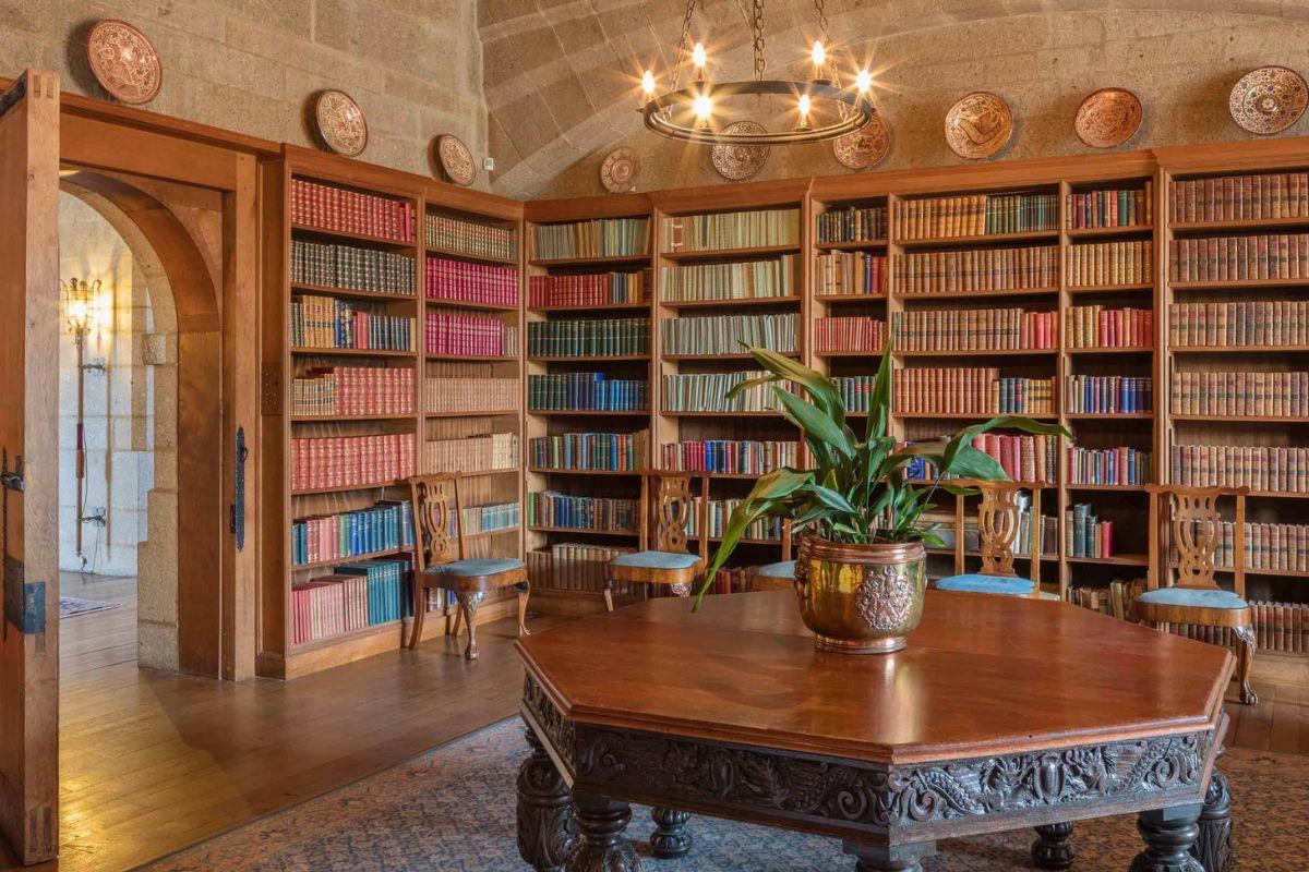 The library at Castle Drogo