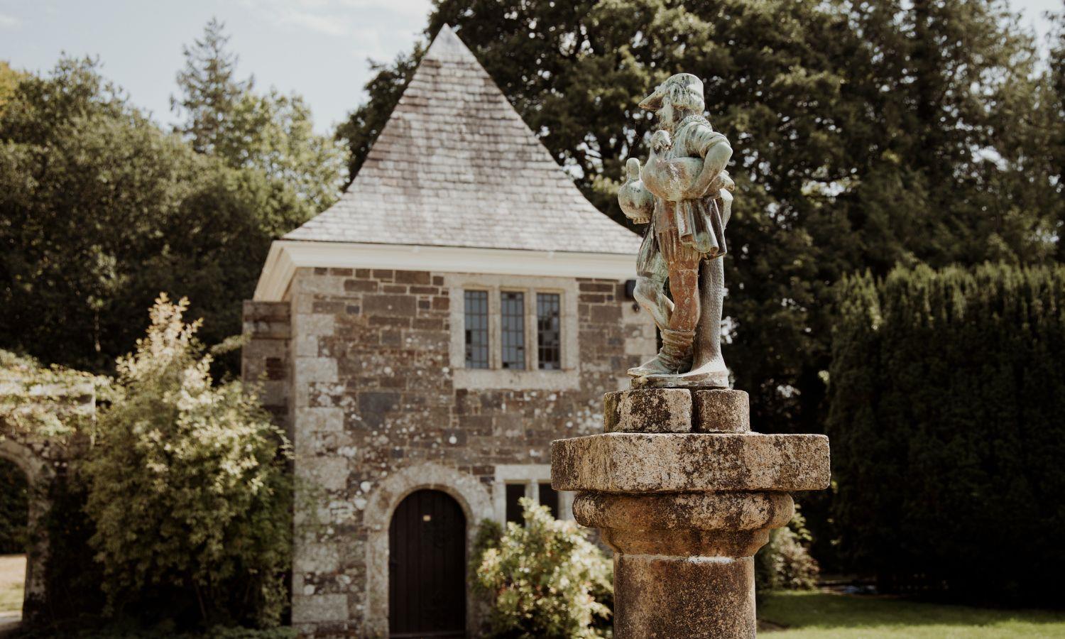 Historic gardens at Lewtrenchard Manor