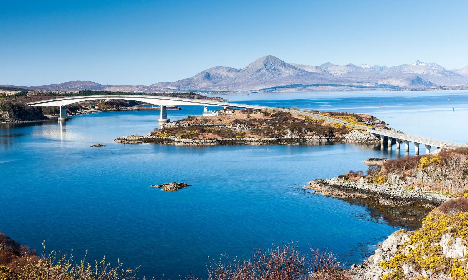 Skye Bridge from the mainland over the the Isle of Skye