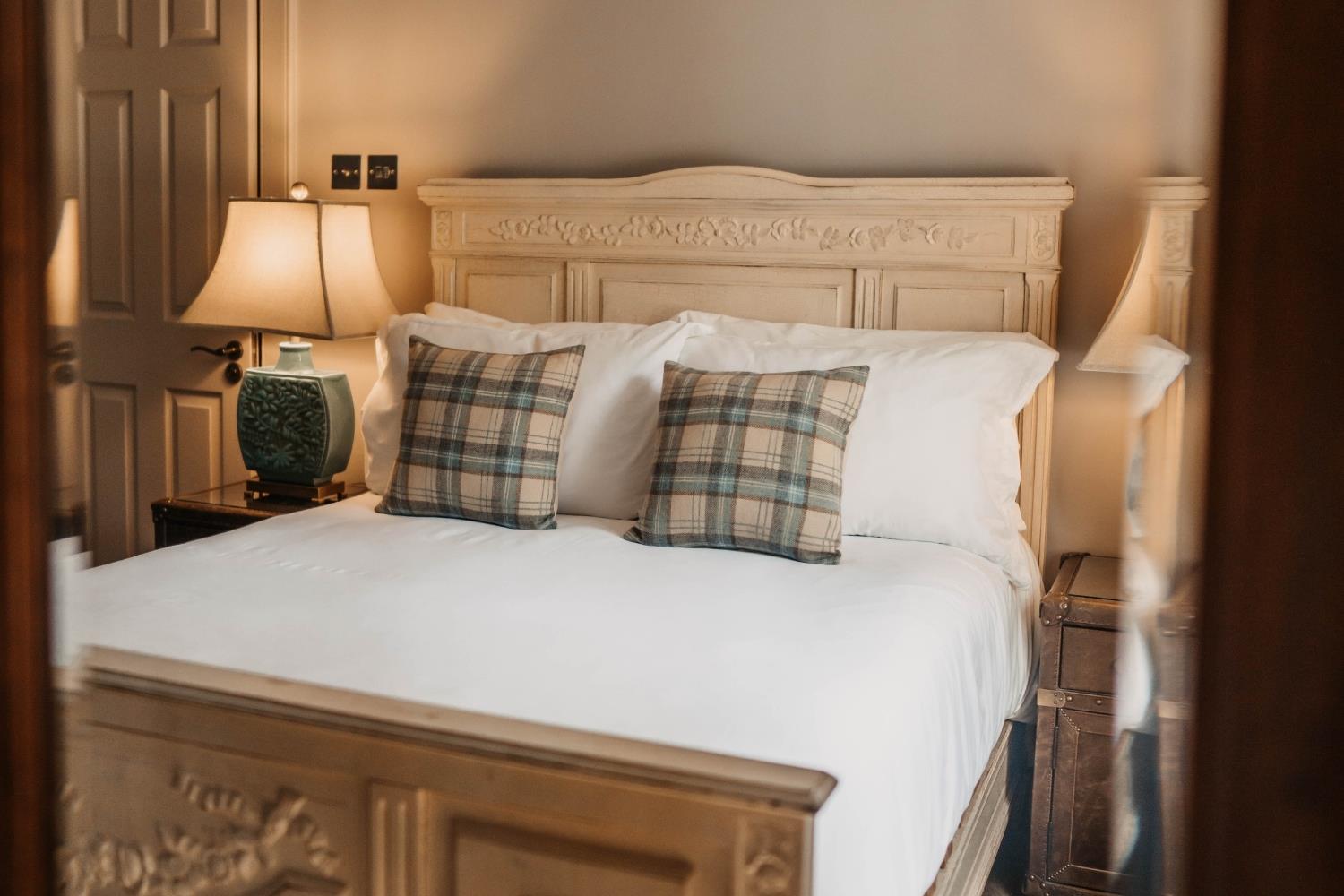 Bedroom at Shieldaig Lodge hotel near Gairloch