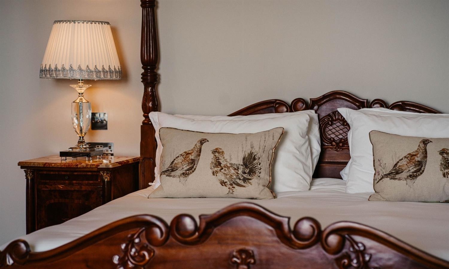 Suite Bedroom at Shieldaig Lodge