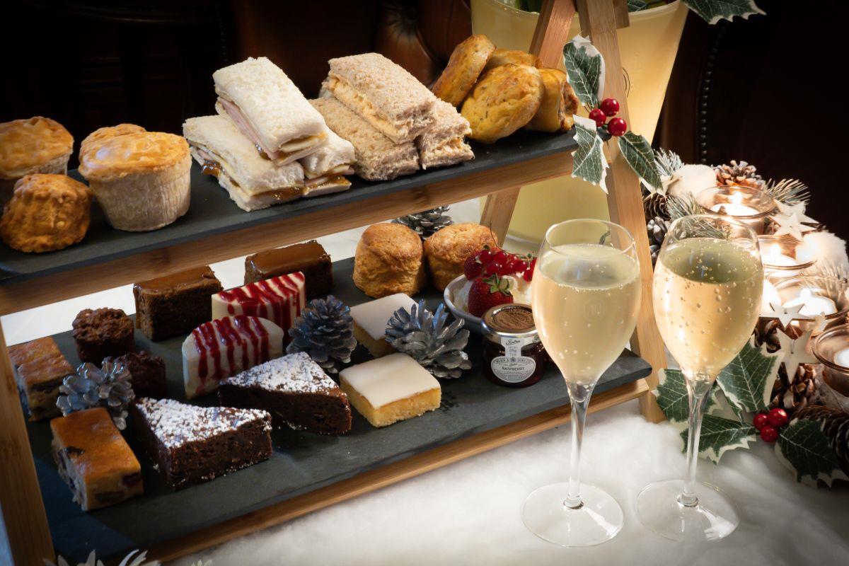 Christmas themed afternoon tea