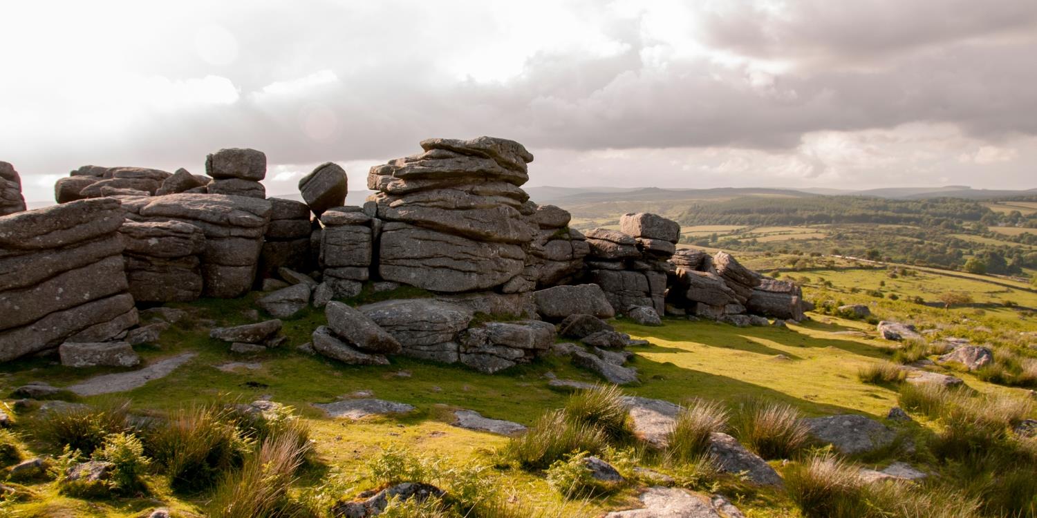 One of many Dartmoor tors in Devon