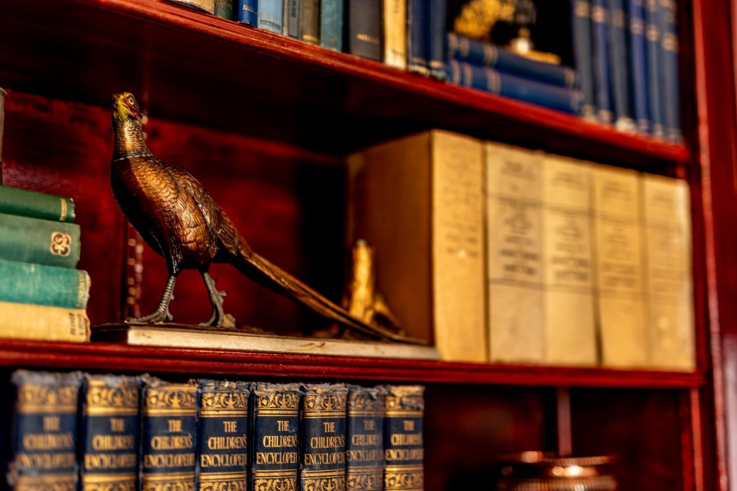 Library room at Melville Castle hotel near Edinburgh