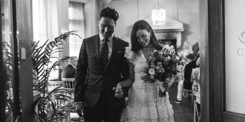 Black and white couple photography