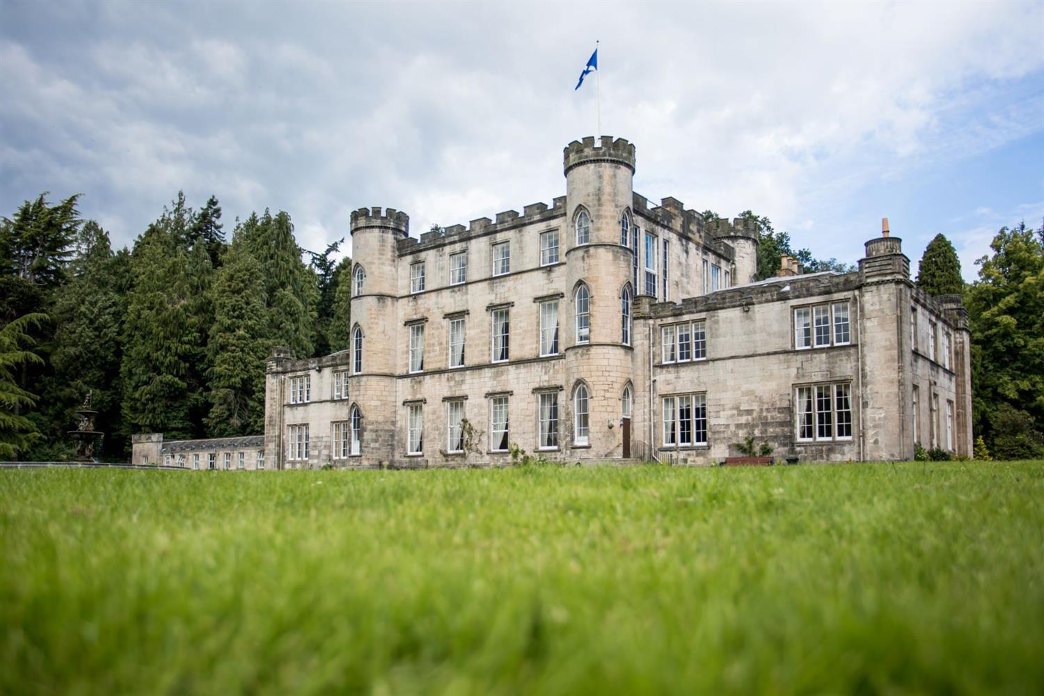 Exterior of the Melville Castle in Edinburgh