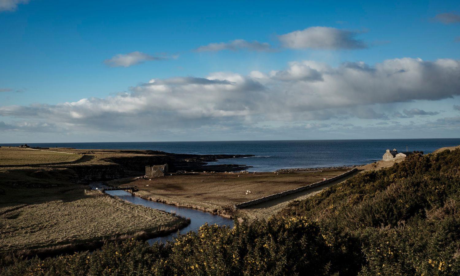 Coastal views from Forss House Estate in Caithness, Scotland