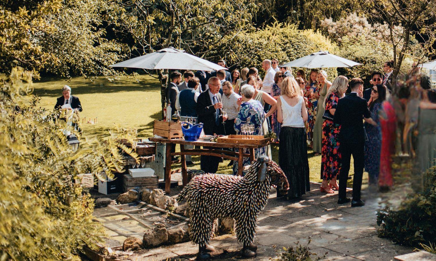 Crowd of people at an outdoor event