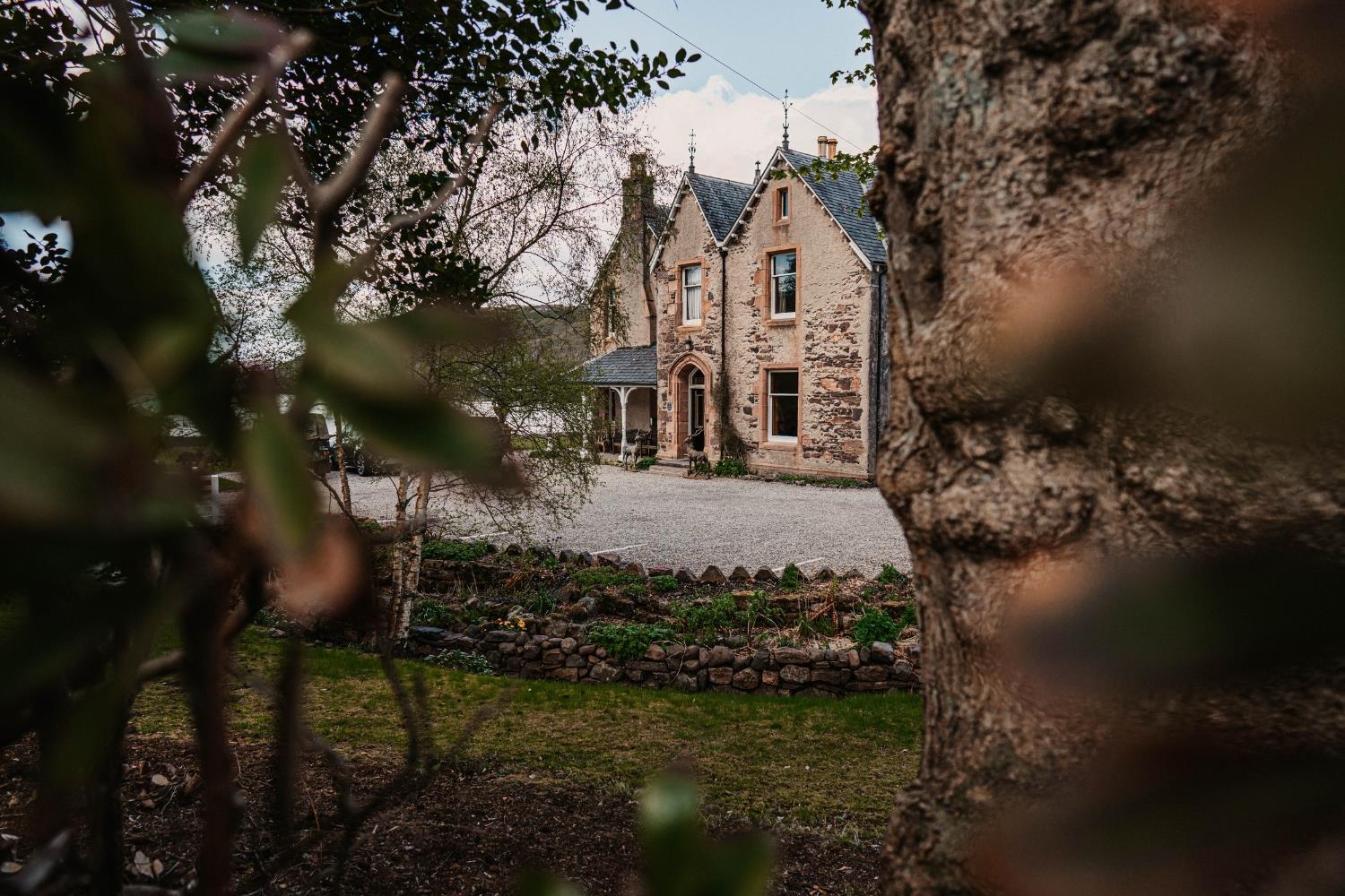 Front of Shieldaig Lodge