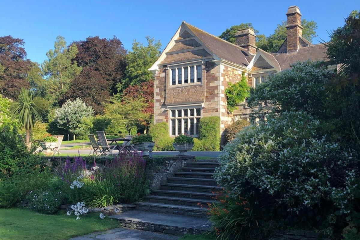 Terrace at Lewtrenchard Manor