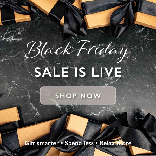 Gift boxes on a black background