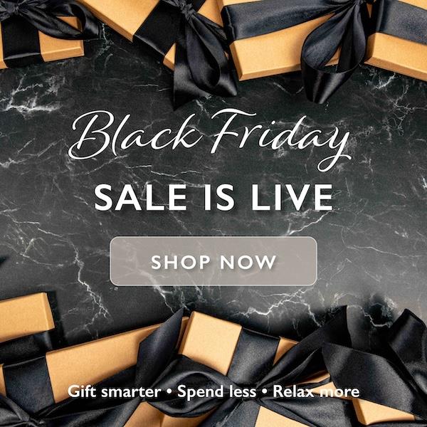 Gift boxes on a black background