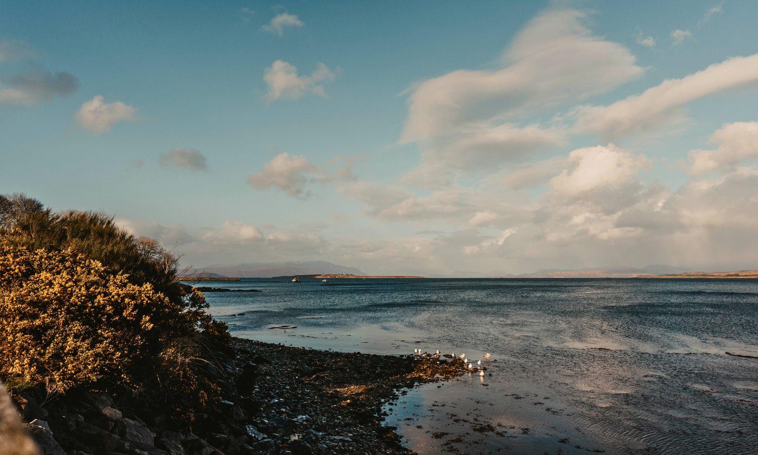 Stunning view across the water at Broadford Bay 