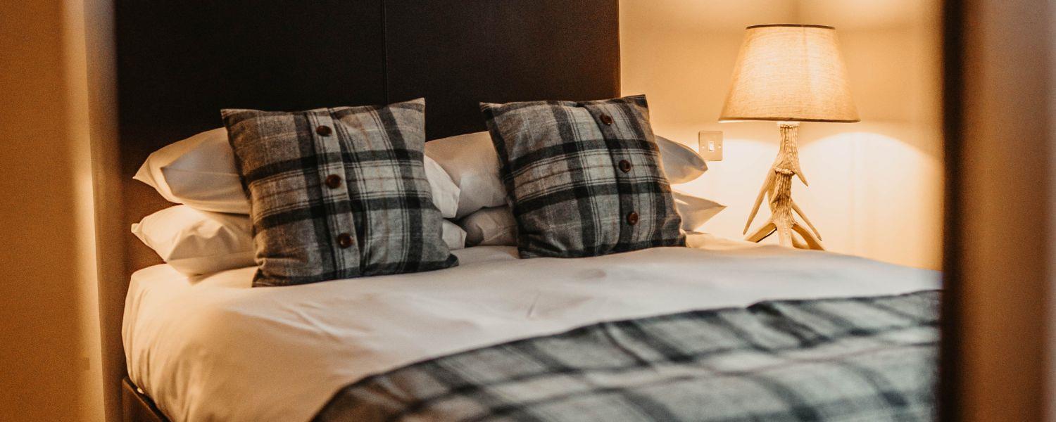Luxury hotel bedroom