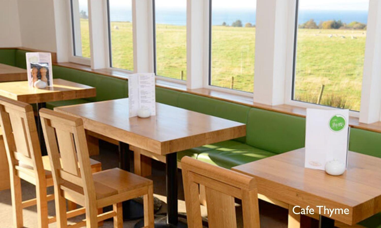 Café Thyme at the Old Byre, a welcoming café serving local food on the Isle of Arran