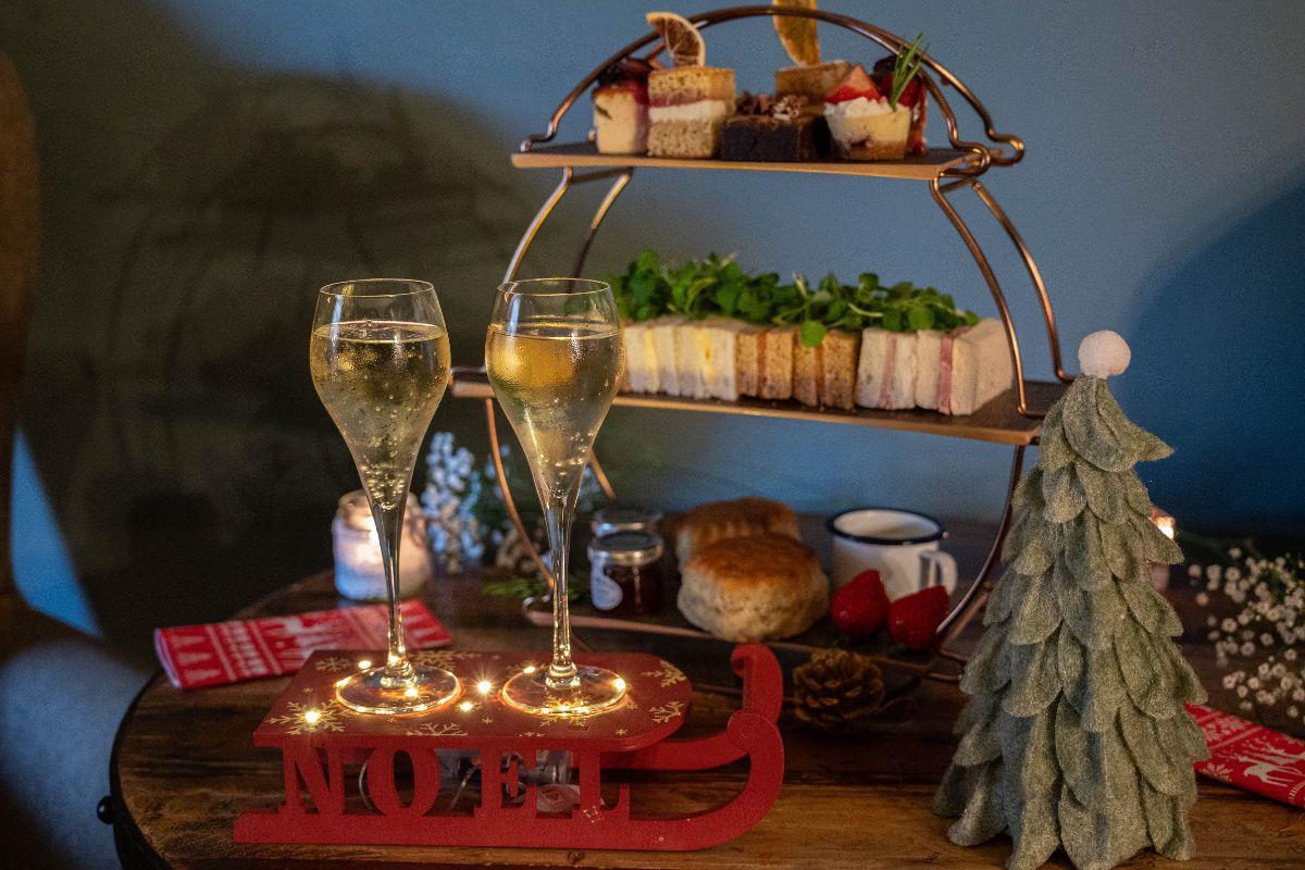 Christmas themed afternoon tea