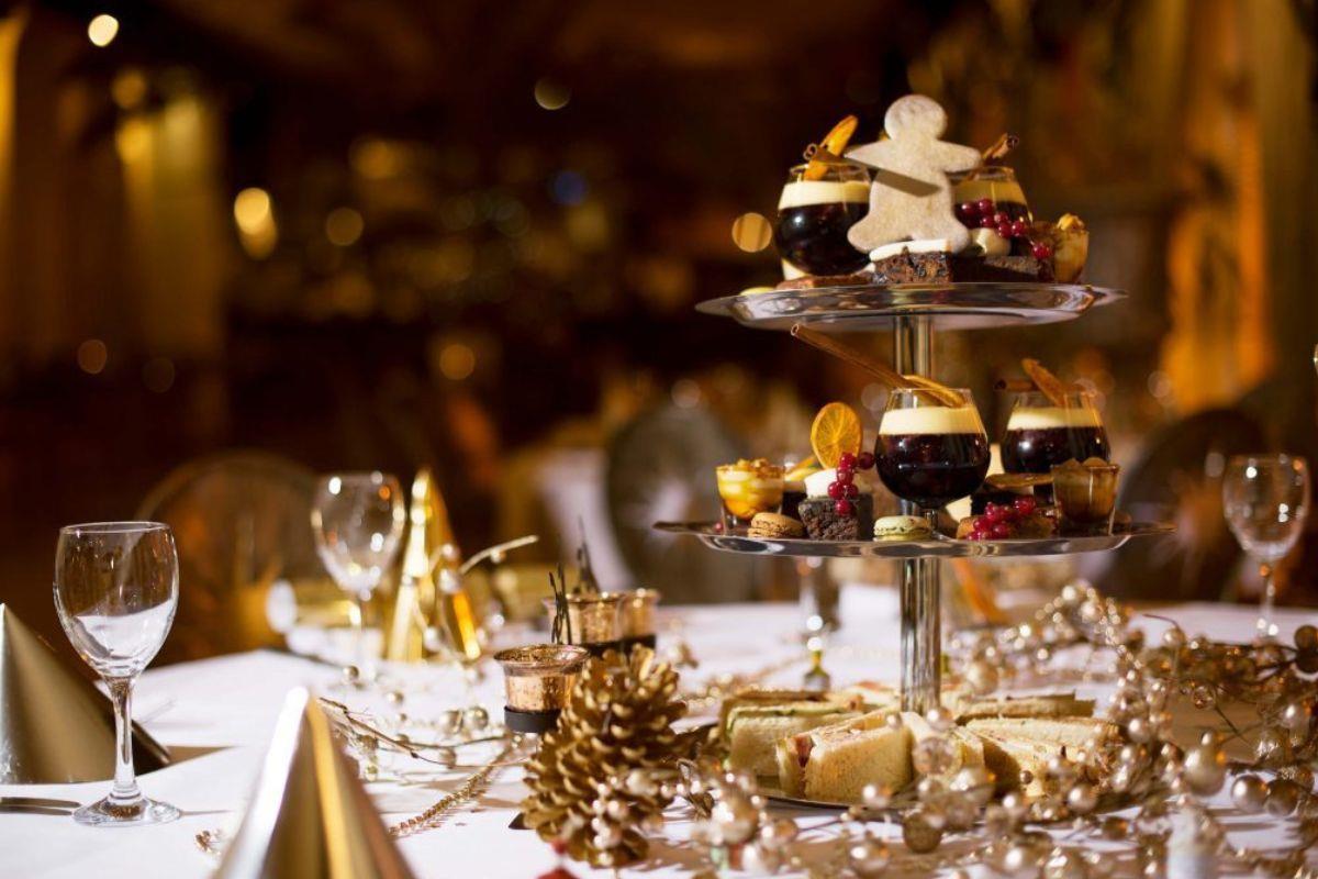 Christmas themed afternoon tea