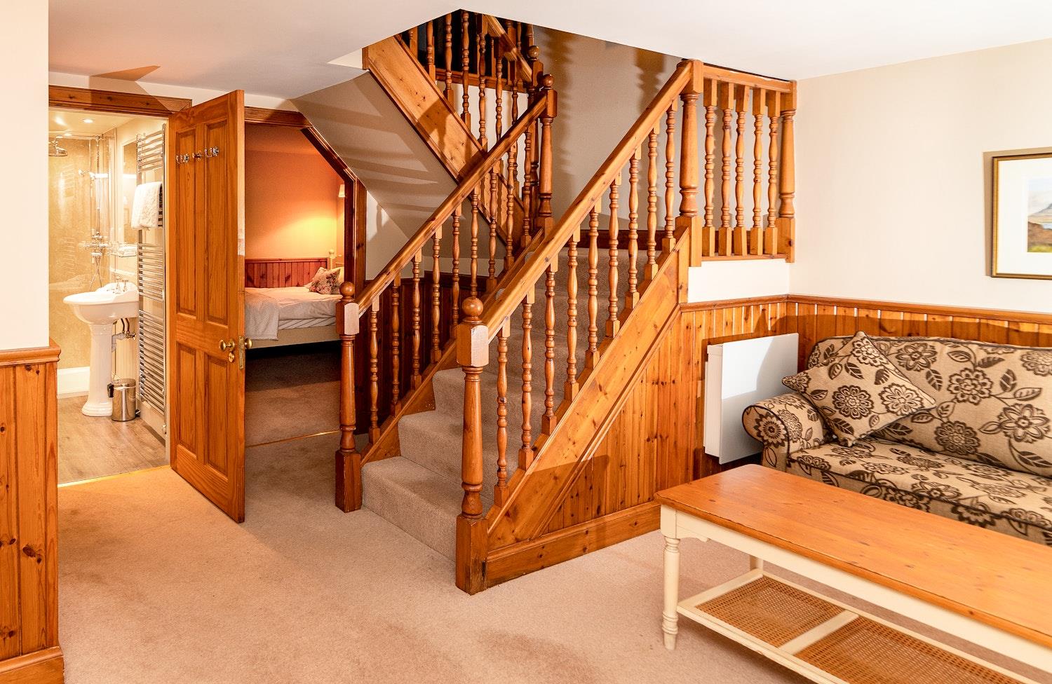 Seating area in Suite at Eilean Iarmain