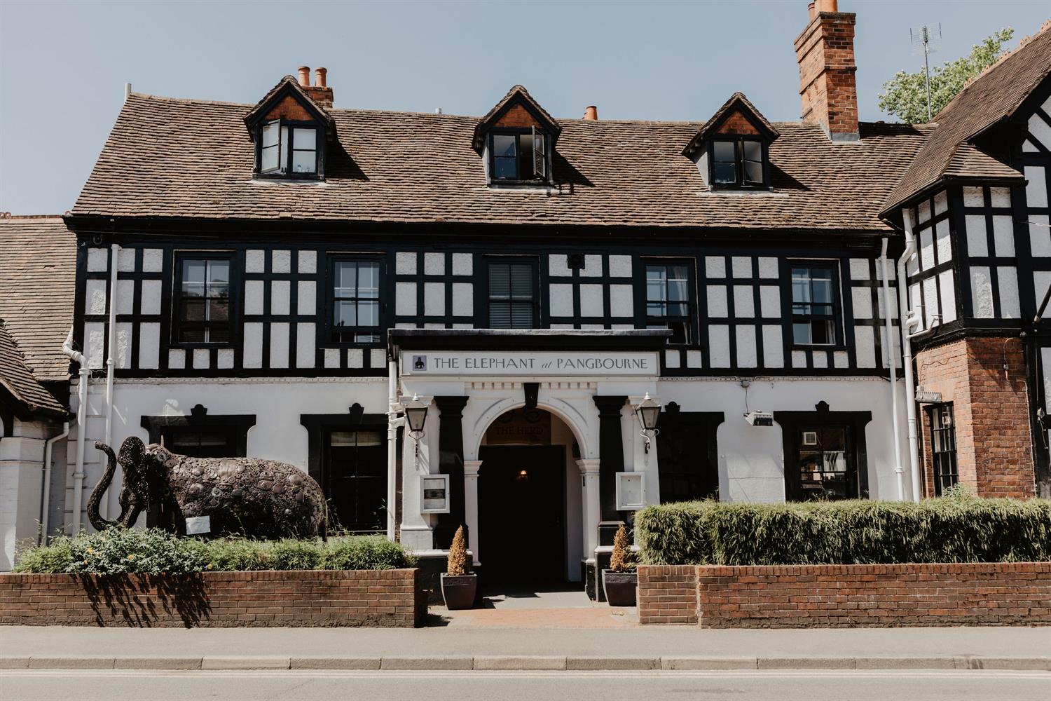 Exterior of The Elephant Hotel in Pangbourne