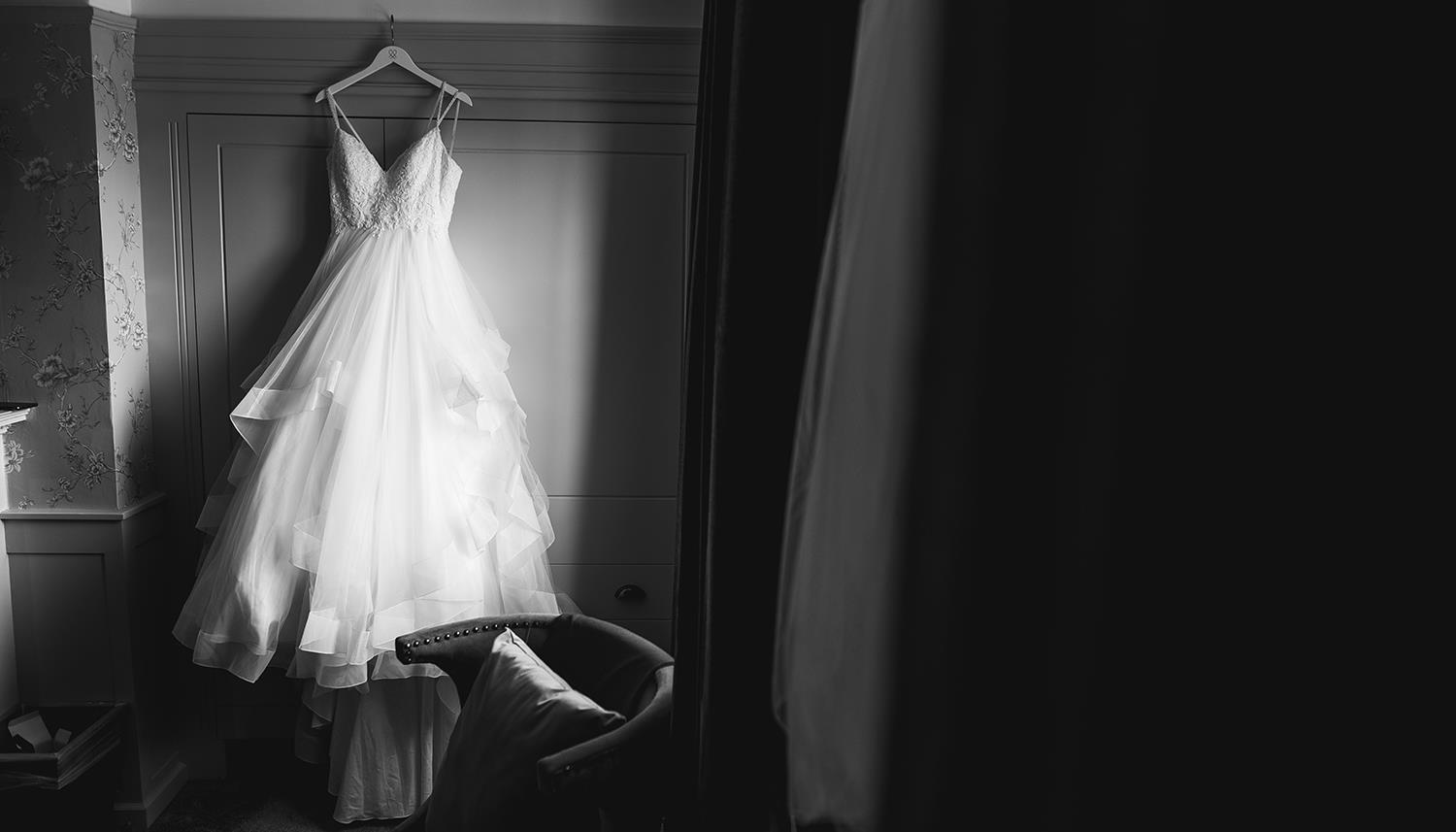 Wedding dress. Photo Credit: Charlie Bluck Photography