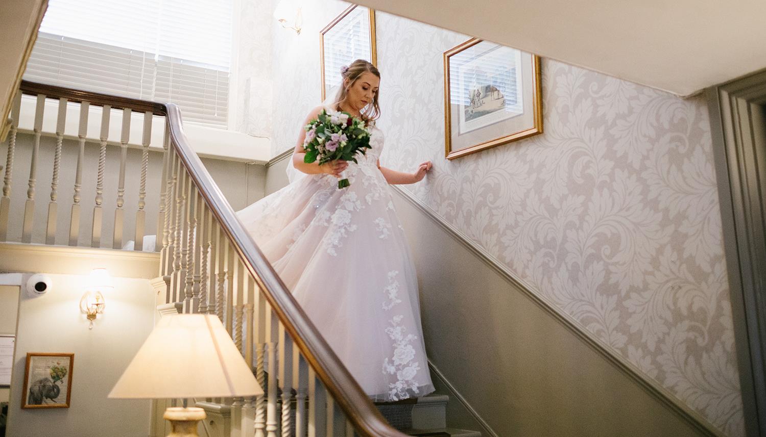 Descending the stairs. Photo Credit: Ilaria Petrucci Photography