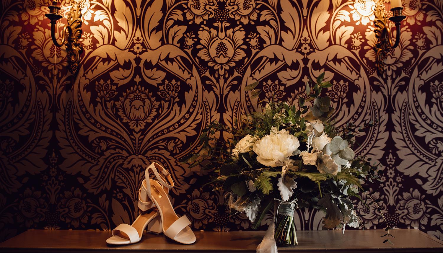 Shoes and flowers. Photo Credit: Honeydew Moments