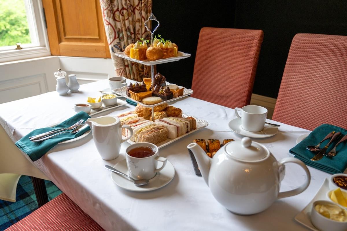 Christmas themed afternoon tea