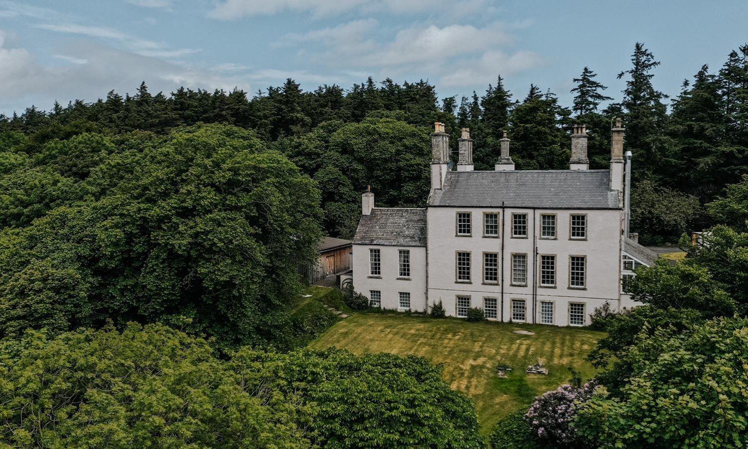 Country house hotel surrounded by woodland