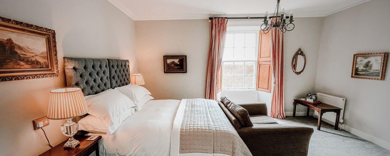 Luxury hotel bedroom
