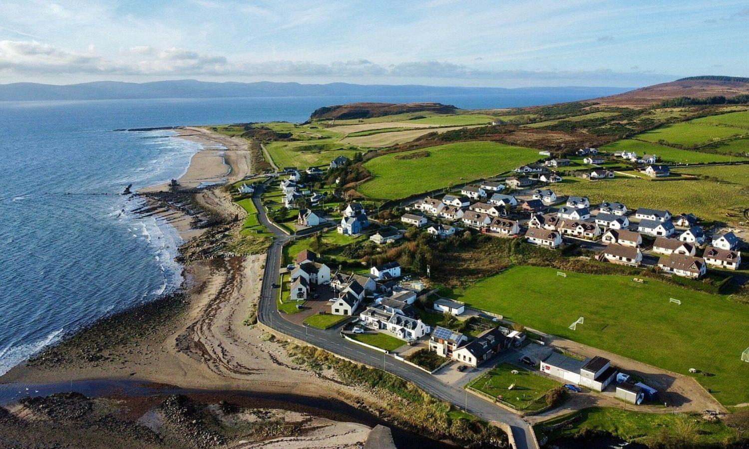 Birds eye view of Arran