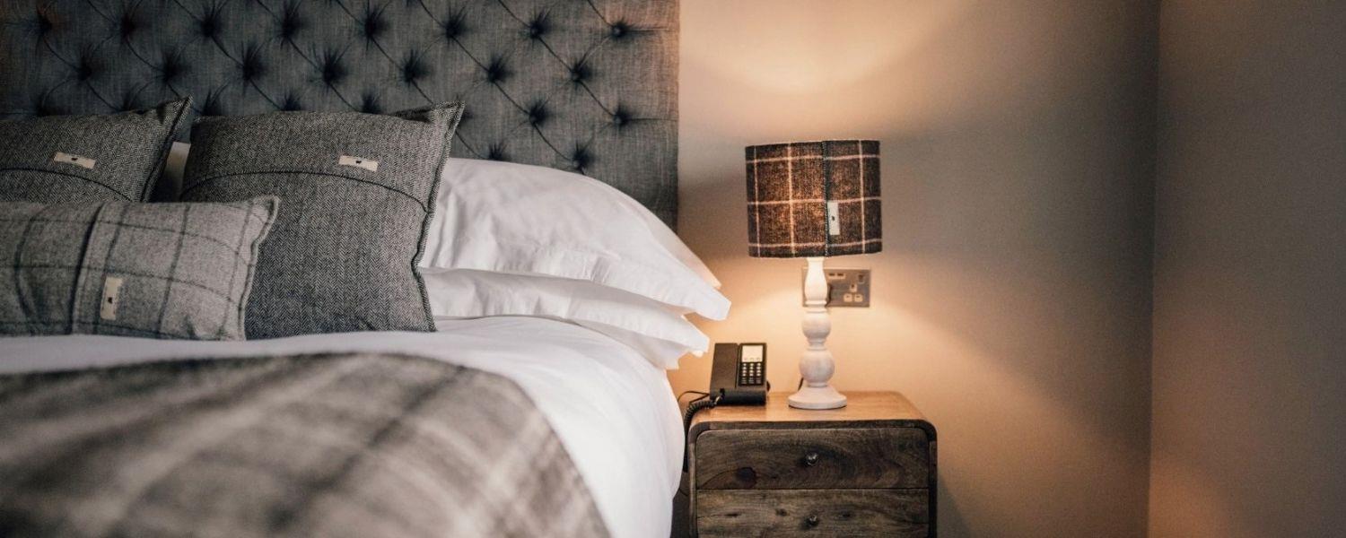 Luxury hotel bedroom