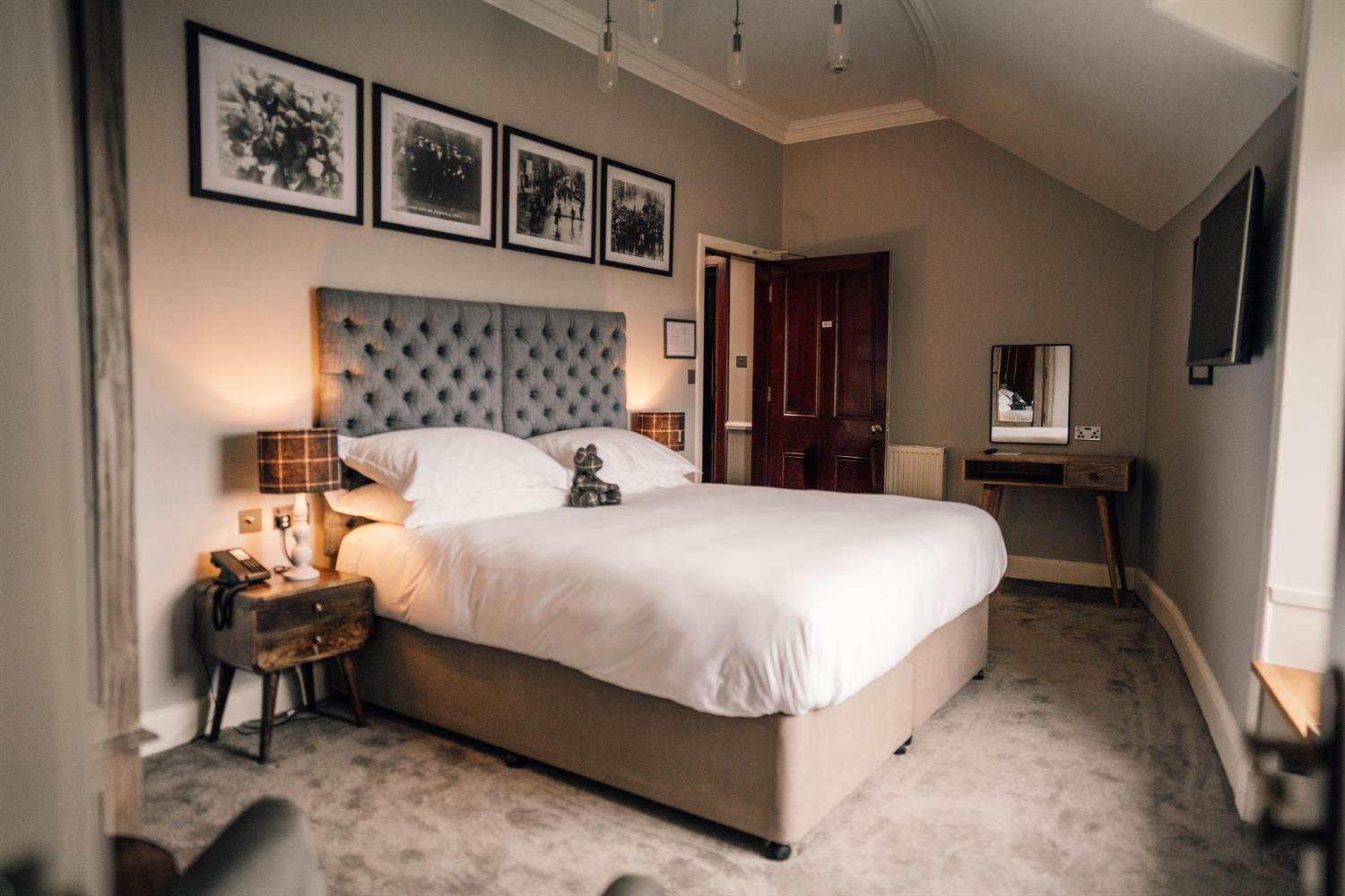 Bedroom at The Kirkwall Hotel