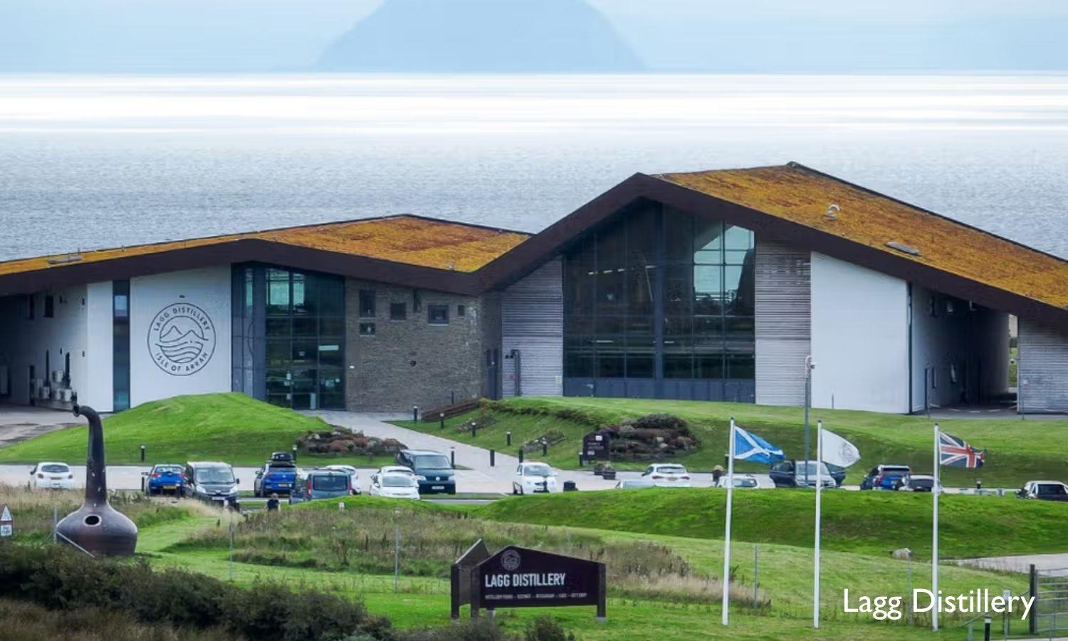 Lagg Distillery on the south of the Isle of Arran, home of peated Arran whisky
