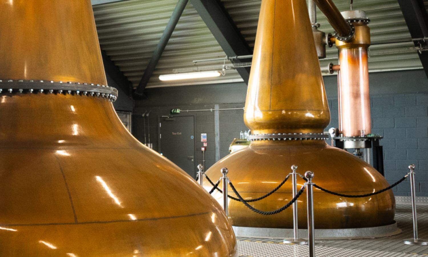 Inside Lagg Whisky Distillery