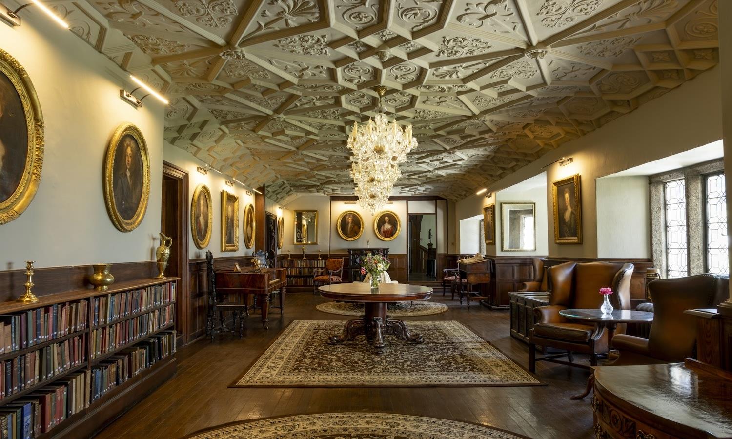 Lewtrenchard's main hall. 