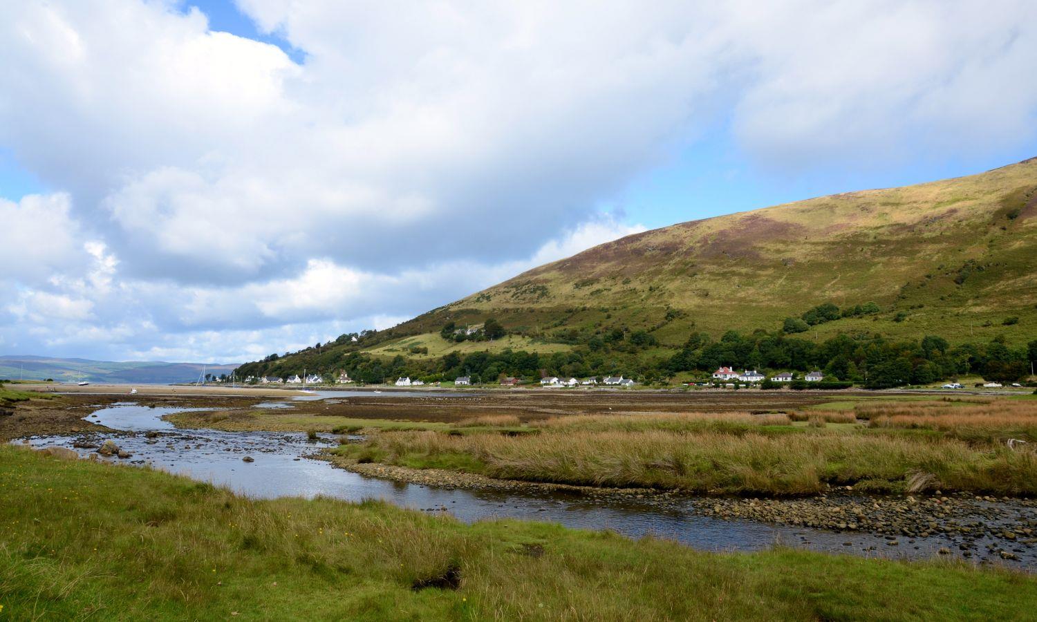 Lochranza - a coastal village on the Isle of Arran