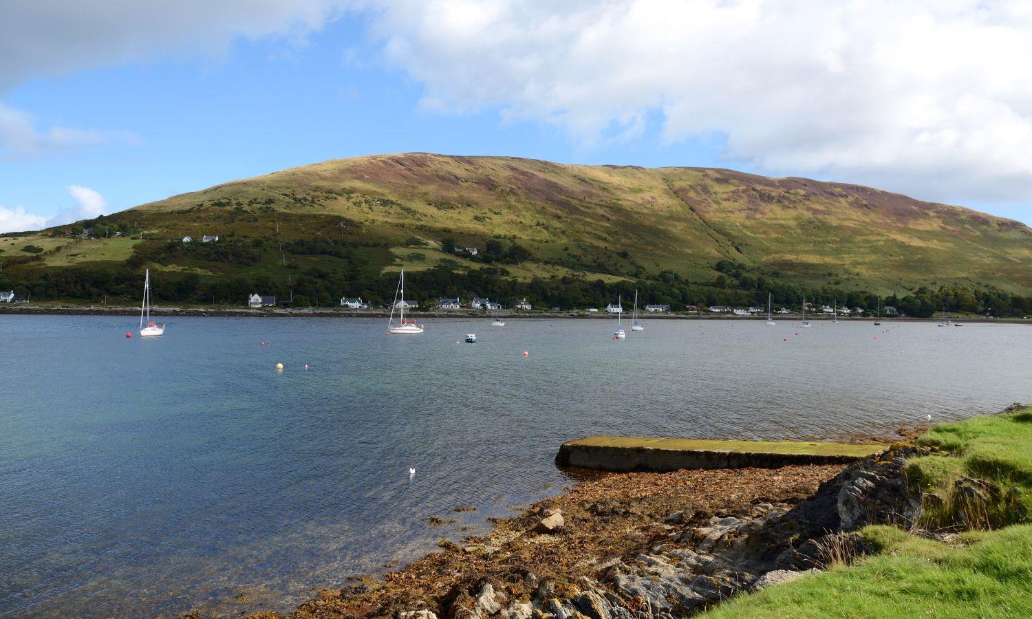 The village of Lochranza, Isle of Arran