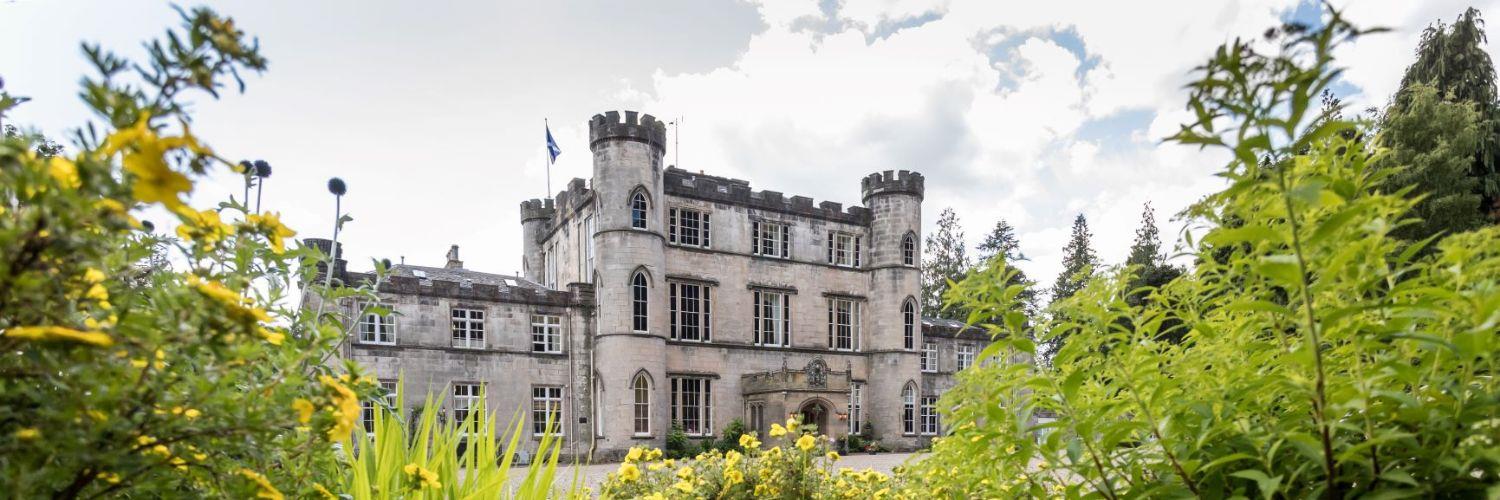 Exterior view of Melville Castle