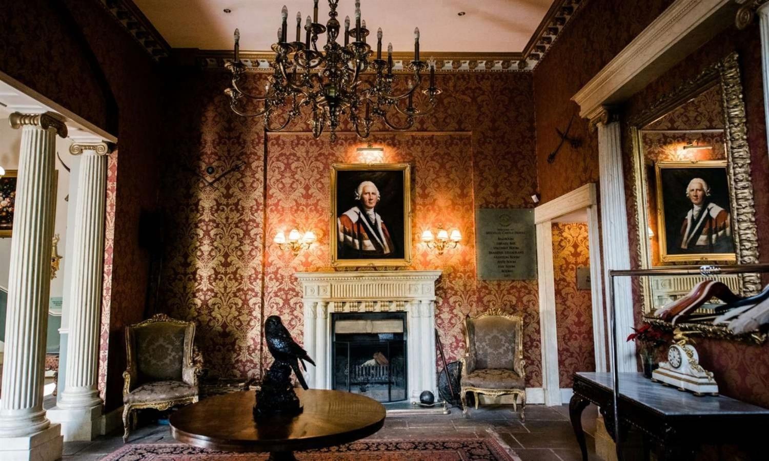 Grand interior of Melville Castle