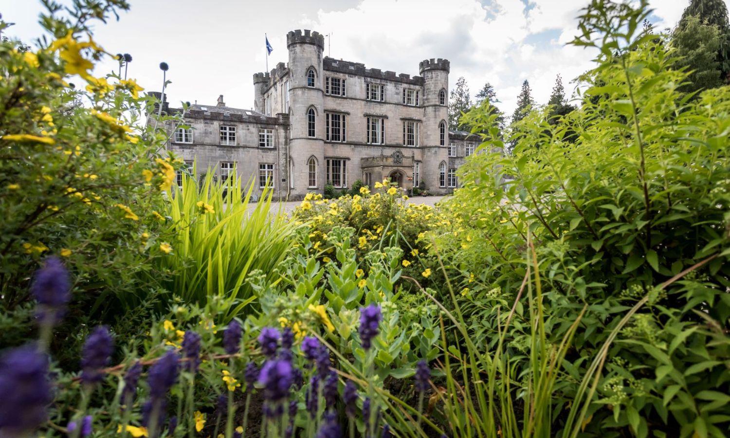 Melville Castle in spring