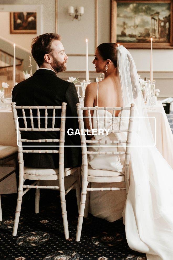 Wedding couple at Melville Castle