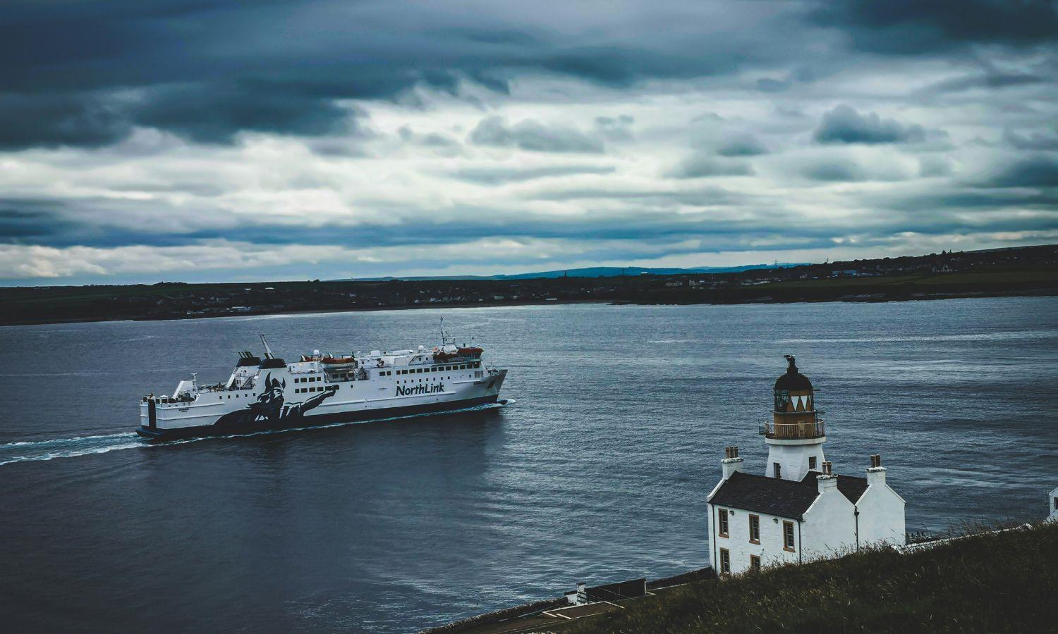 NorthLink ferry sailing to Orkney