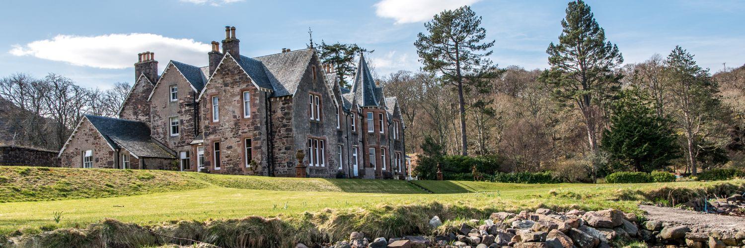 Exterior view of Shieldaig Lodge