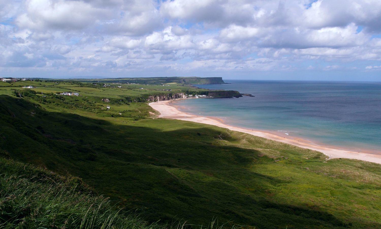 Orkney coastline on a bright summers' day