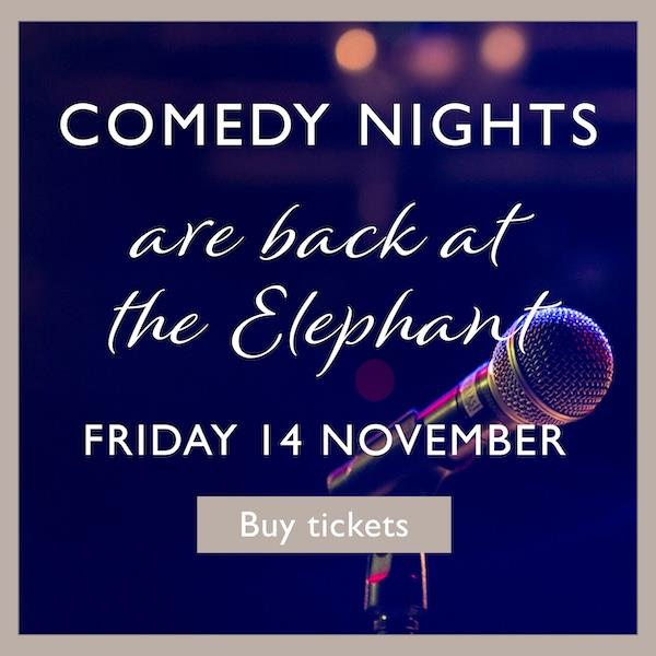 Comedy nights are back - Friday 14 November