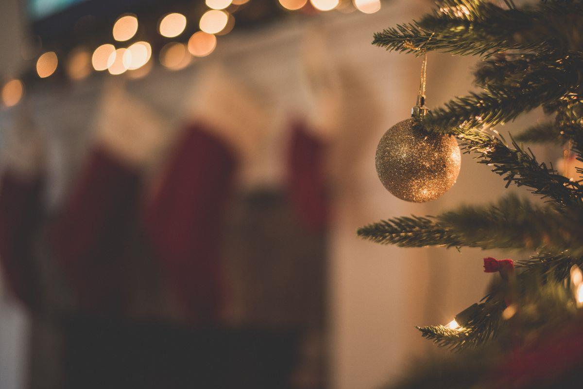 Christmas tree with baubles