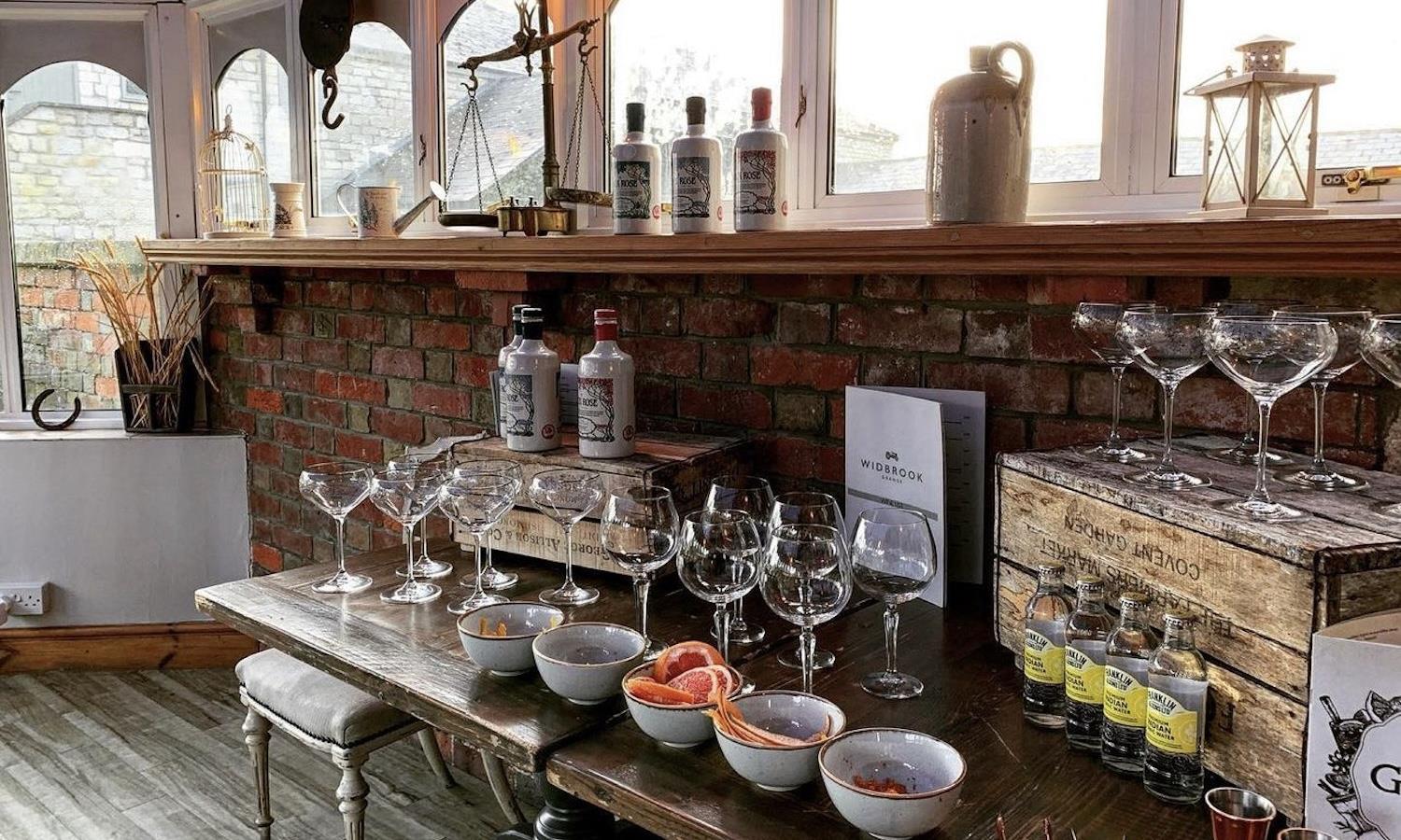 Gin masterclass at Widbrook Grange