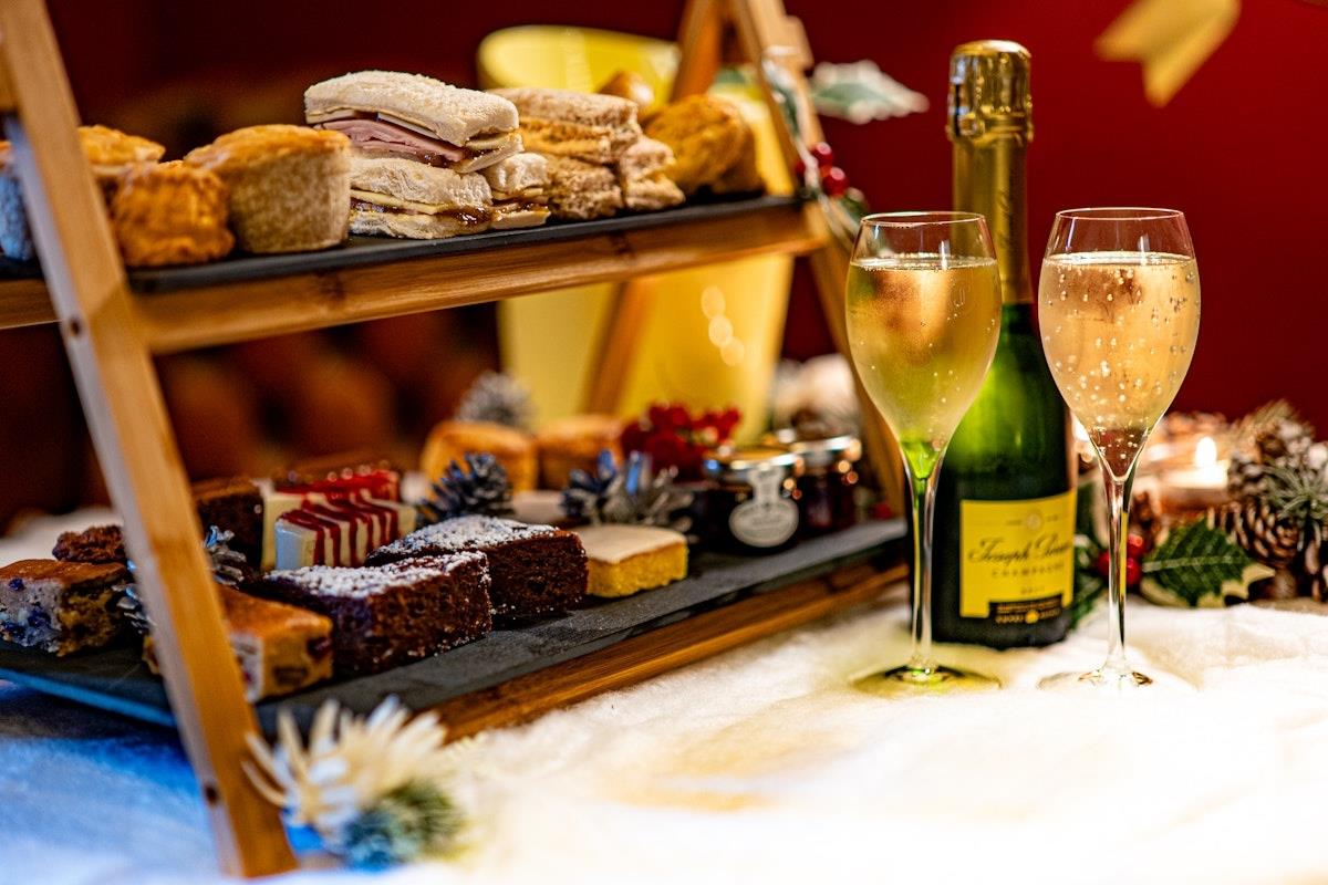 Christmas themed afternoon tea